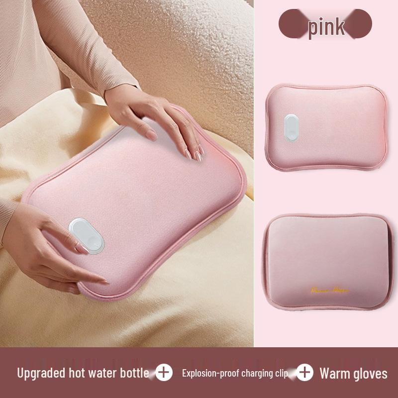 Electric Explosion-Proof Rechargeable Hand Warmer & Large Hot Water Bag