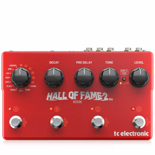 

TC ELECTRONIC Hall of Fame 2 x 4 Ревербератор Педаль гітарного ефекту