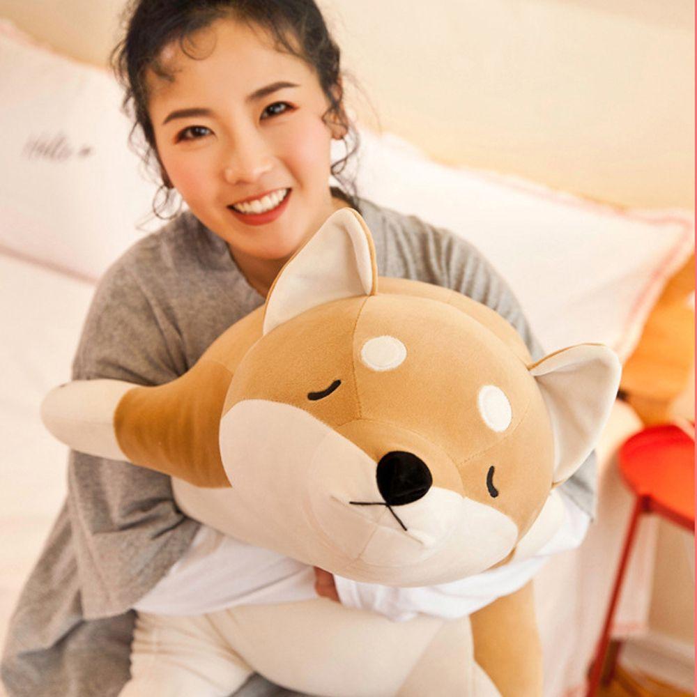Pillow Cartoon Shiba Inu Plush Toy Stuffed Shiba Inu Dog Dog Plush Shiba Lying Plush Stuffed Dog