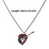 Collar Hombre Guitar Pick Pendent Necklace Stainless Steel Hip-Hop Jewelry Gift Unisex Chain Collier Accessories For Women Men