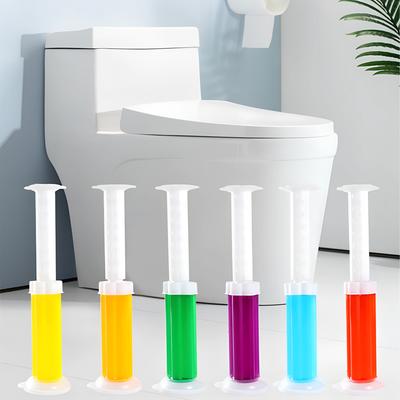 1 pz. Siringa creativa, fiori colorati, gel profumato per WC, limone, arancia, rosa, oceano, profumato per WC, deodorante per WC