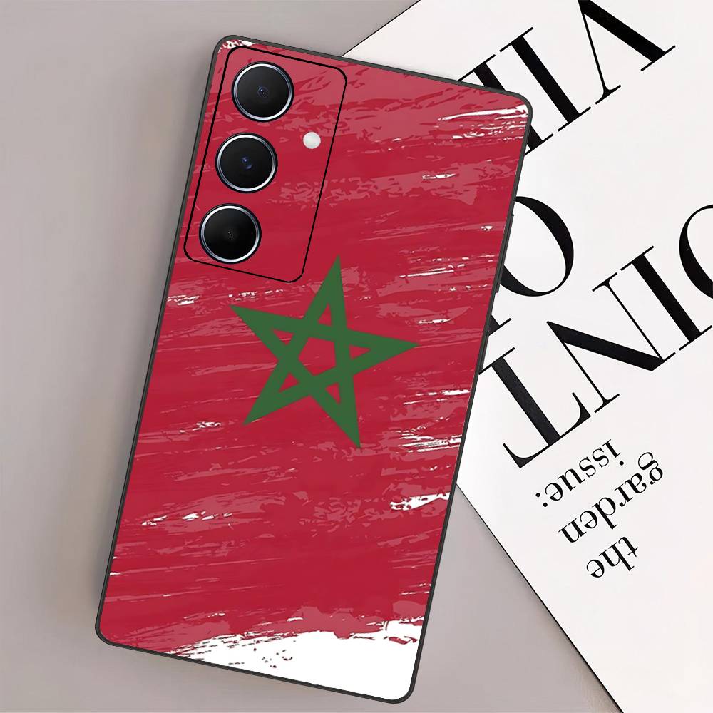 Morocco Map Flag Phone Case For Samsung A 52 53 21 32 13 12 71 31 51 40 72 73 70 22 42 50 30 20 21 Shell