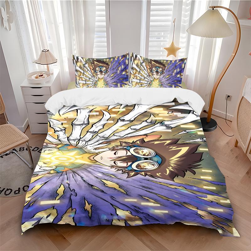 3Pcs Powerful Breakthrough Moment Bedding Set Soft Fabric Duvet Cover Pillowcases Home Xmas Halloween Gift 1 Duvet Cover 2 Pillowcase S1179