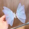 Gradient Silk Yarn Bow Butterfly Hairpin for Kids – Fairytale Style