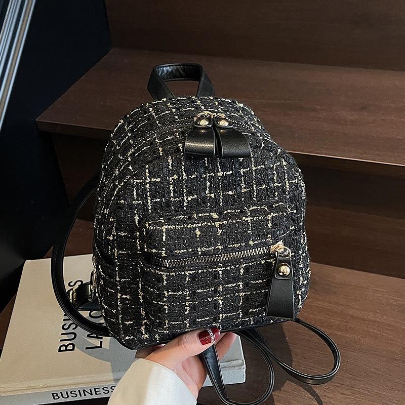 Fashion portable small backpack feminine temperament commuting versatile shoulder bag
