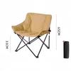 Outdoor Full Sponge Filled Fishing Chair Thickened High Back Portable Outdoor Foldable Chair with Carry Bag