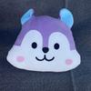 Purple Mang Stuffed Animal Pillow For Kids Cartoon Character Plush Toy