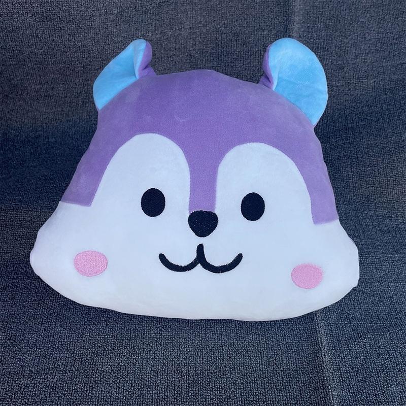 Purple Mang Stuffed Animal Pillow For Kids Cartoon Character Plush Toy
