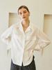 Tosae Wing Cuff Point Shirt Blouse White