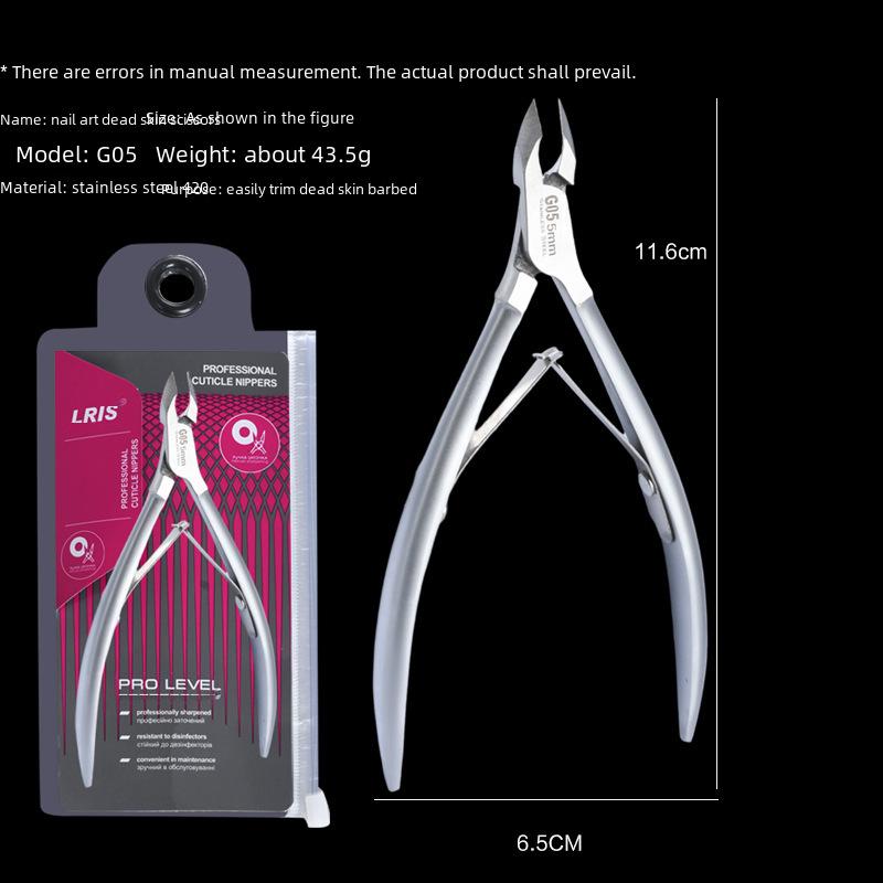 Ukrainisch-Russische Mattierte Edelstahl-Nagelhautzange und Professionelle Spitzschere