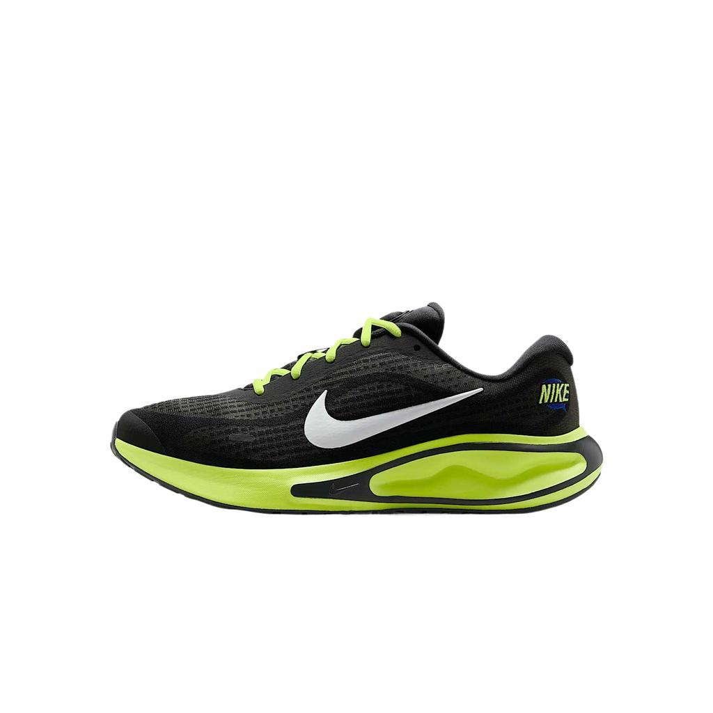 Nike Journey Run Comfortable Versatile Simple Fashion Fabric Non-Slip Breathable Low-Top Running Shoes Men Sneaker Black Green HV3169-001