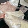 Pure Romantic French Lace Mid-Waist Silk Panties - Sexy & Comfortable
