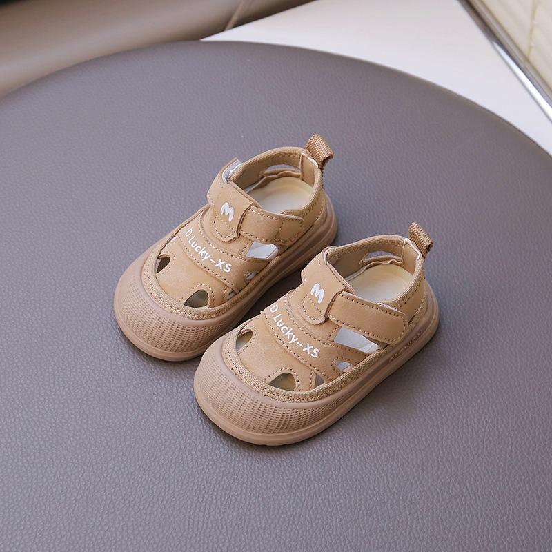 Baby Atmungsaktive Sandalen Sommer Kleinkinder Weiche Sohle Kinderschuhe Kinder Atmungsaktiv Rutschfest Strandschuhe Zehenschutz Hohlschuhe