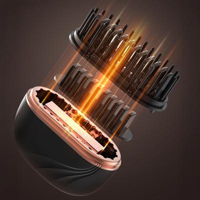 Mini Perie Îndreptat Păr 3 Moduri Temperatură Ajustabile Reîncărcabilă Portabilă Călătorie Ușoară Încălzire Rapidă Pieptene Fierbinte Perie Electrică de Coafat Părul