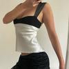 Women's Crop Top Summer Silk Vest Top Basic Casual Sleeveless Halter