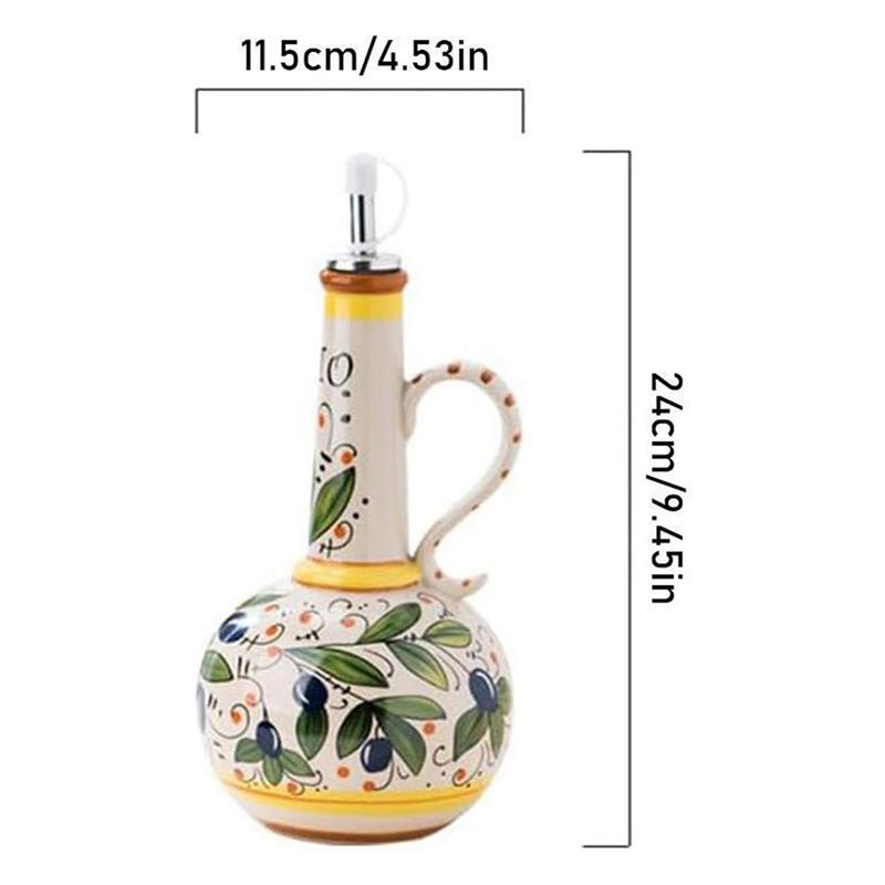 ABWR- Olive Oil Dispenser Bottle 23Oz, Olive Oil Dispenser Bottle , Stainless Steel Spout  Oil Dispenser