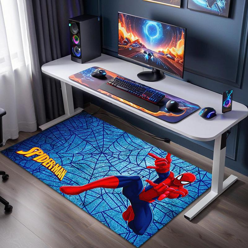 1PC Spider-Man Rug - home decoration Carpet For Living Room Bedroom Flooring Computer Chair Area Rug