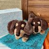 1Pc Children Birthday Gifts Cute Dachshund Pendant Plush Toy Doll Backpack Hanging Ornament Doll Home Decorations