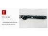 Two-Section Golf Swing Trainer: Corrects Hand Position, Multi-Color, Easy-to-Use Stainless Steel Shaft.