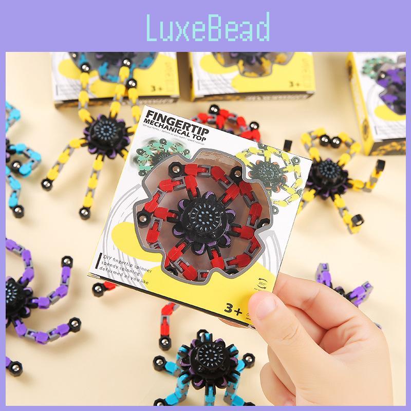 Cartoon Deformation Mechanical Mecha Chain Finger Gyro Children Toys Play For