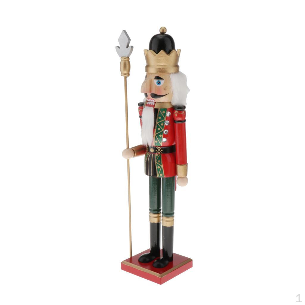 

1 piece Christmas Nutcracker Ornaments Set, Wooden Soldier Hanging Decorations for Style2