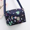 Wholesale New Flower Cloth Bag Oblique Span Bag Middle-aged and Elderly Bag Stall Night Market Oxford Cloth Shoulder Bag Women's Bag Canvas Bag