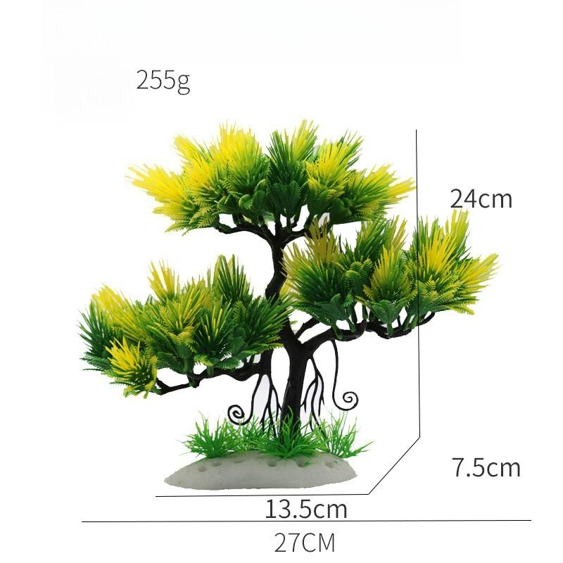 Aquarium Fish Tank Landscape Simulation Artificial Tree Rockery Bonsai Plant Accessories Hotel Sushi Decoration
