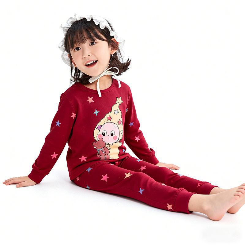 HD Kinder Ganzjahres-Pyjamaset: Warme Herbstkleidung & Hosen für Jungen & Mädchen