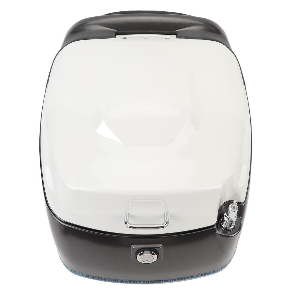 38L Motorcycle Top Case Fashionable Look Water Resistant Ample Space   Top Box for Electric Bike Scooter