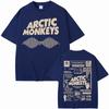 Estate 2026 Nuova Retro Arctic Monkey Band Unisex T-shirt Moda Calda Unisexs E Unisexs Girocollo Stampa T-shirt