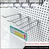 Double Line Pegboard Shelf Triangle Hook for Price Tags