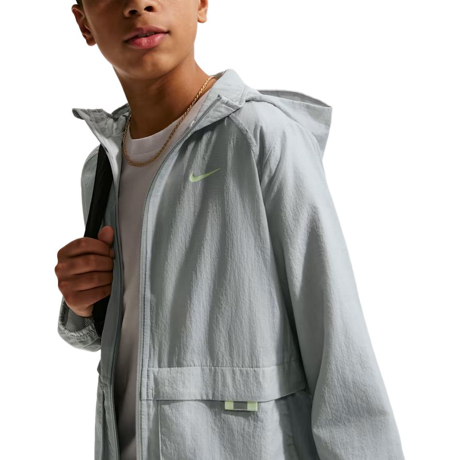 Nike Jacket Zipper Hooded Solid Color Long Sleeve Kids Kids jackets IO0772-077