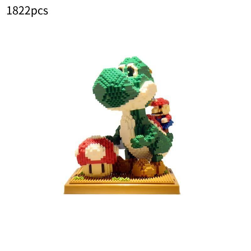 Classic Yoshi Mario Building Blocks Set Featuring 800 High Quality Creative Pieces