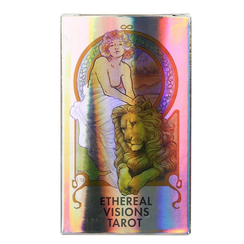 The Oracle of Ethereal Visions Holographic Tarot Deck Table Card Game for Adults and Children Fate Divination