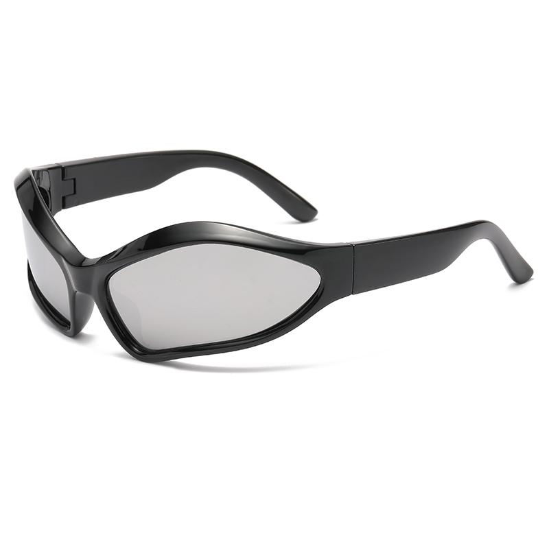 Sports Future Technology Sensation Sunglasses Popular  Oval Sun Glasses Hip Hop Fashion Glasses Female
