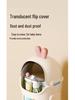 Cartoon Trolley: Movable Multilayer Storage Rack for Snacks, Drinks, and Toys
