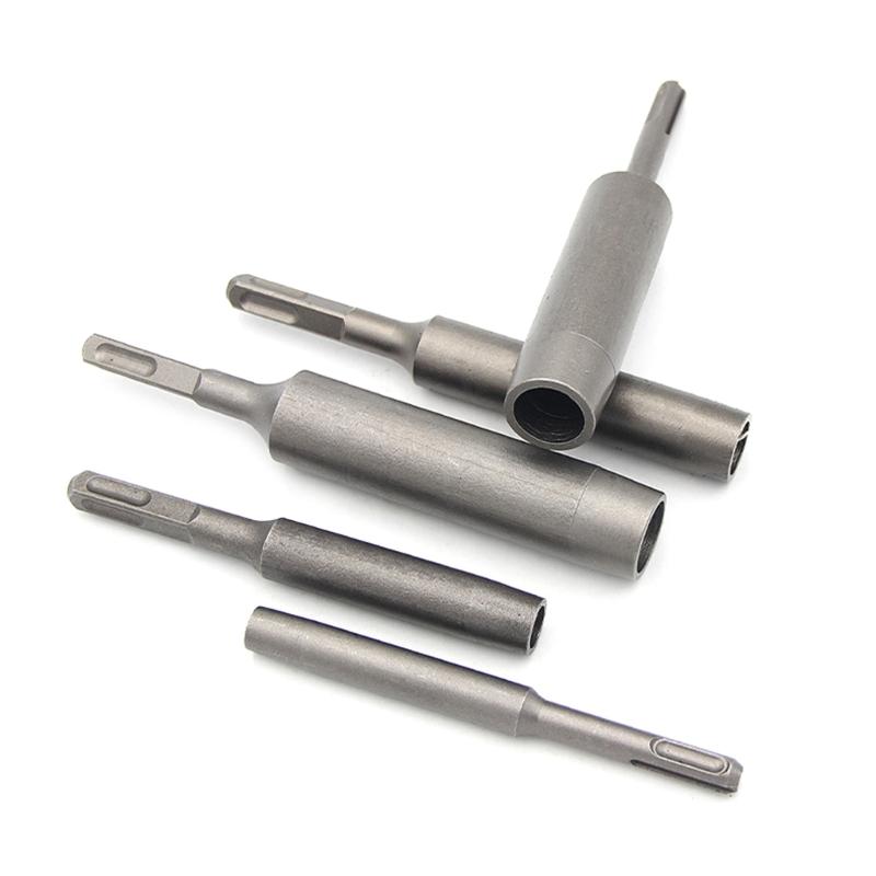 SDS Plus Professional Ground Rod Driver Steel Durable Hardened for 5/8 3/4Inch Ground Rod for SDS Plus Impact Drills