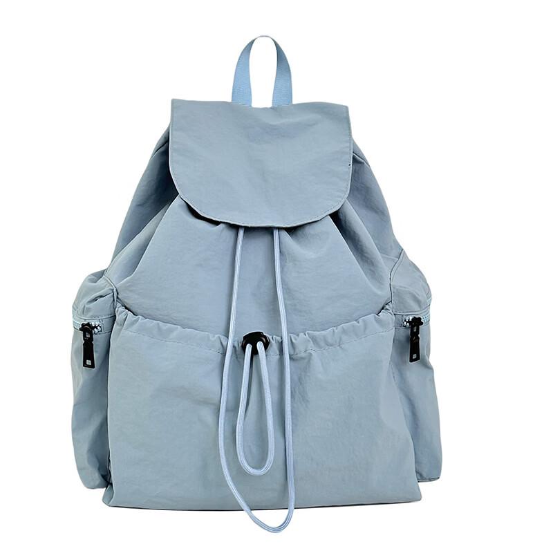 Li Shen Drawstring Nylon Backpack