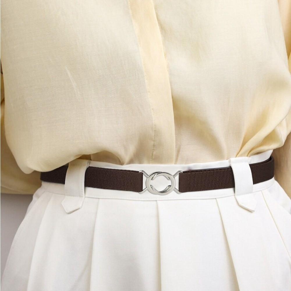 2.5cm Width Waist Belt Adjustable Stretch Belt Fashion Invisible Belt  for Jeans Pants