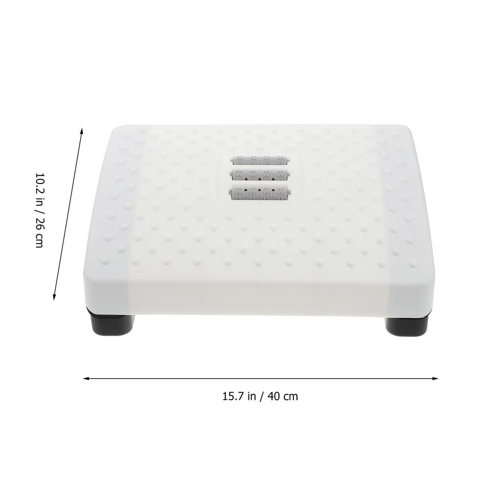1Pcs Heavy Duty Portable Foot Rest Stool Made of High Grade PP Material for Office Desk Footrest Massage Foot Support Indoor