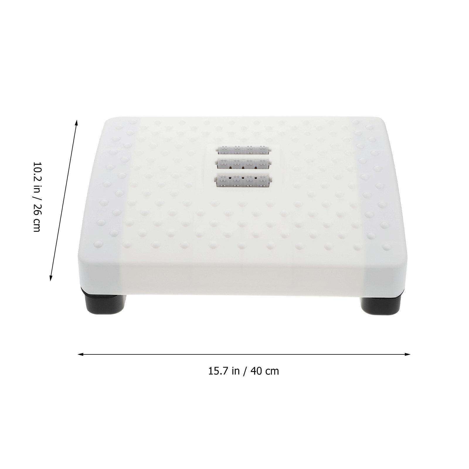 

1Pcs Heavy Duty Portable Foot Rest Stool Made of High Grade PP Material for Office Desk Footrest Massage Foot Support Indoor