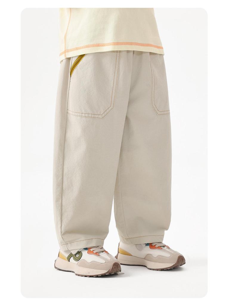 European Boys' Trendy Workwear Pants - Spring/Autumn 2026 Collection