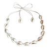 Boho Beach Bohemian Shell Choker Colier pentru femei, fete, bijuterii de modă de vară, cu lanțuri, colier cu pandantive