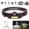 Rechargeable COB LED Headlamp for Outdoor and Night Fishing