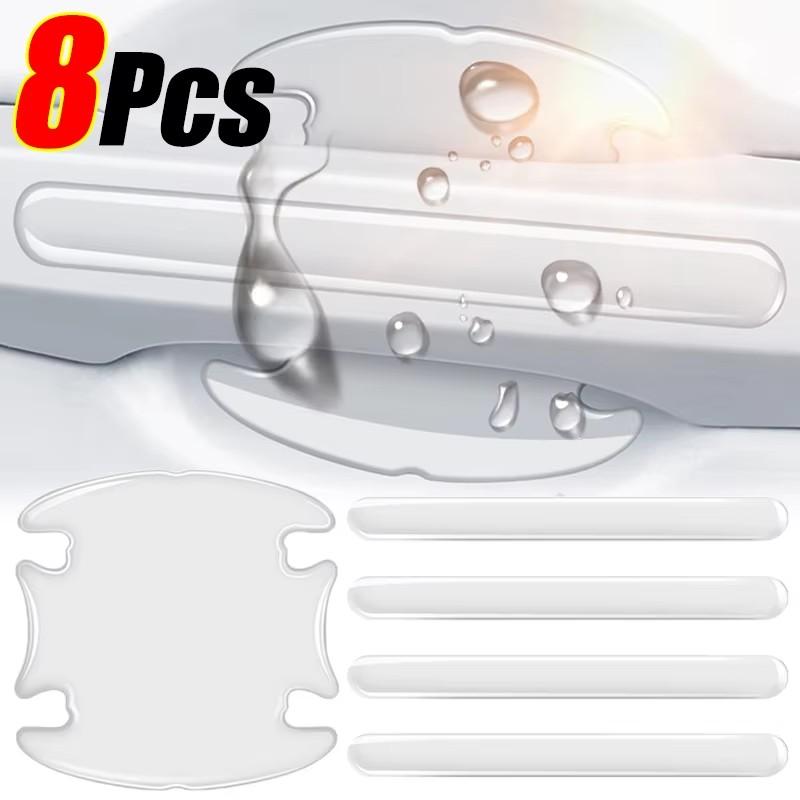 Universal Invisible Car Door Handle Protective Sticker Cars Handles Anti-collision Protection Strip Automotive Accessories