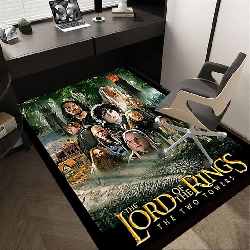 

1 шт. Ковер «Властелин колец: Две крепости», для декора дома и офиса, коврик под офисное кресло, праздничный подарок L1407 60cm by 90cm