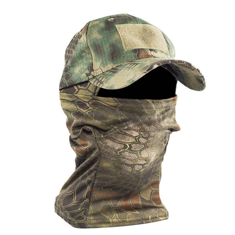 Russian Tactical Camouflage Mask Hat Baseball Cap Beanies Military Army Skullies Unisex Hip Hop Knitted Cap Elastic Outdoor Cap