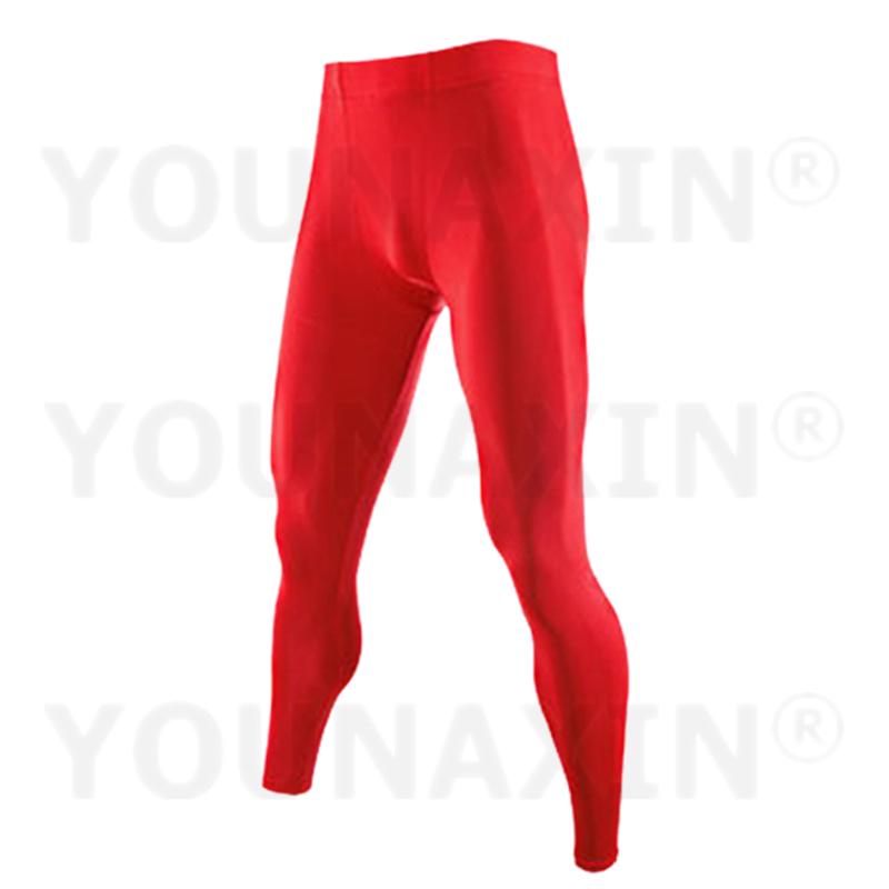 Pantaloni Sportivi Intimi da Uomo Palestra Basket Calcio Leggings Pantaloni da Ragazzo Fitness Jogger Corsa Allenamento Asciugatura Rapida S M L XL 2XL XL rosso