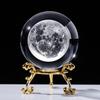 Kryształowa kula 3D ze stojakiem planeta grawerowany laserem układ słoneczny globus prezent astronomiczny prezent urodzinowy szklana kula dekoracja wnętrz