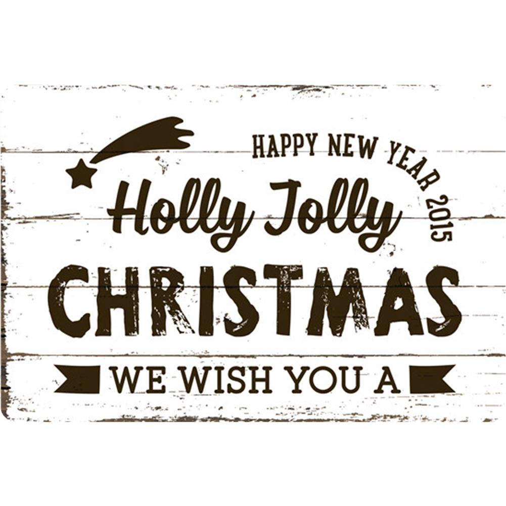 Merry Christmas Metal Tin Sign Plaque Cartoon Elk Snowflake Iron Painting Home Bar Cafe Pub Decoration Wall Art Plates